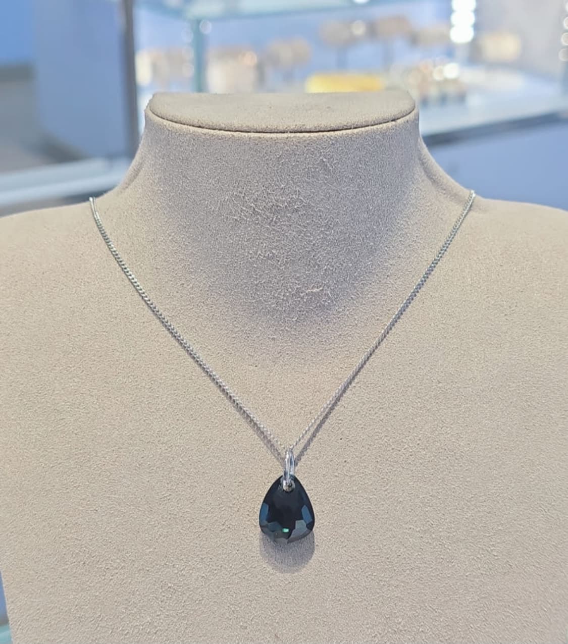 새제품)스와로브스키 블루 갈렛 목걸이 정품 상품이미지2