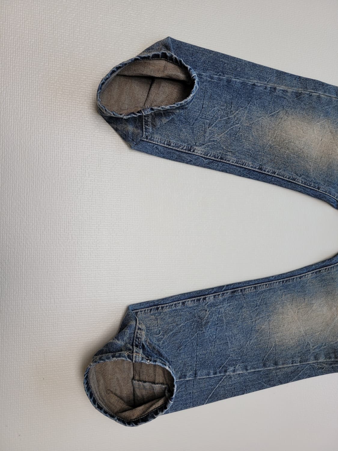 홀하우스 WHOLE HAUSE 남자 빈티지 워싱 청바지 34 스틸블루  상품이미지7