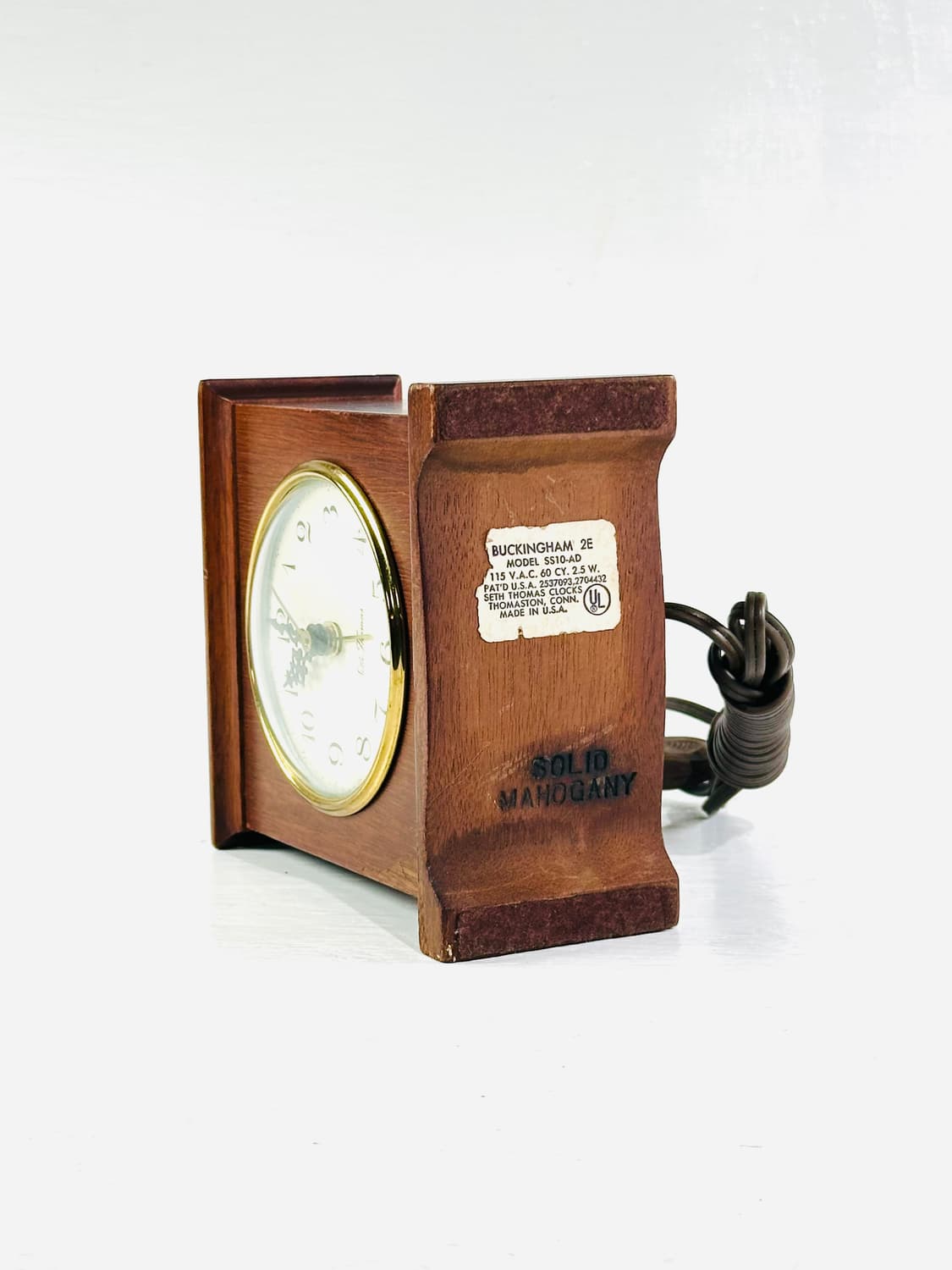 미국 앤틱 세스 토마스 마호가니 버킹엄 탁상 시계 상품이미지6