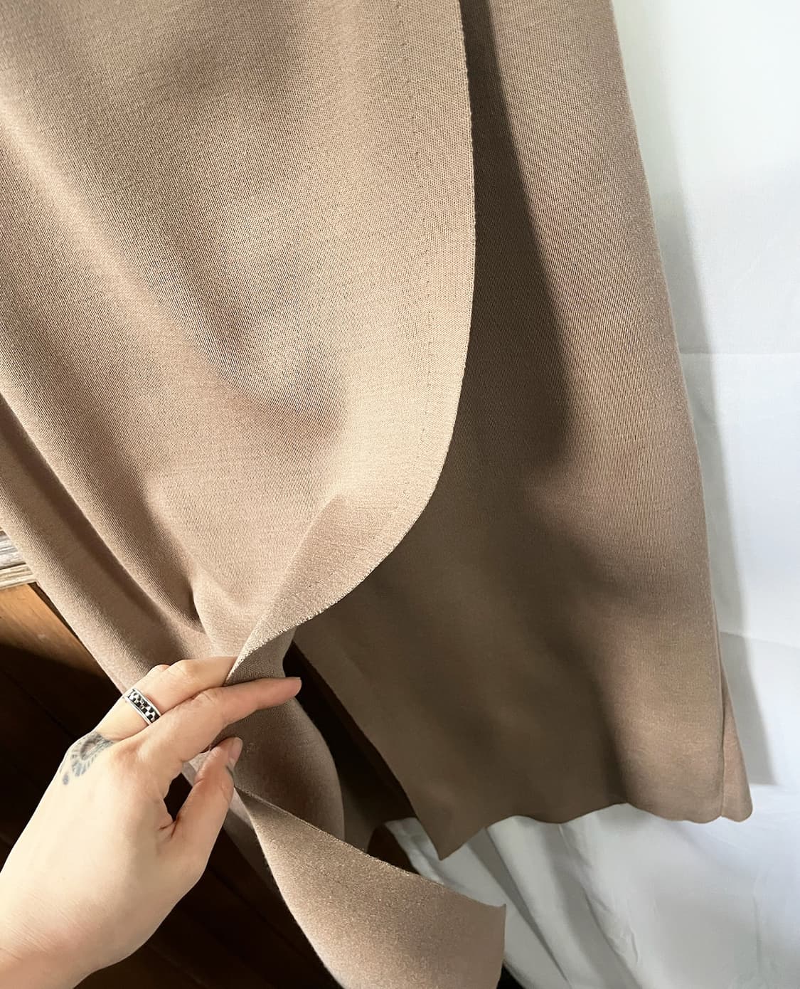 AURALEE wool smooth knit skirt 상품이미지8