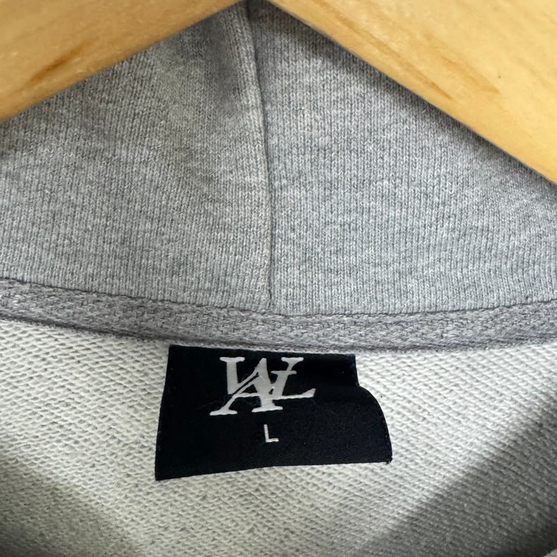 우알롱 로고 후드집업 상품이미지3