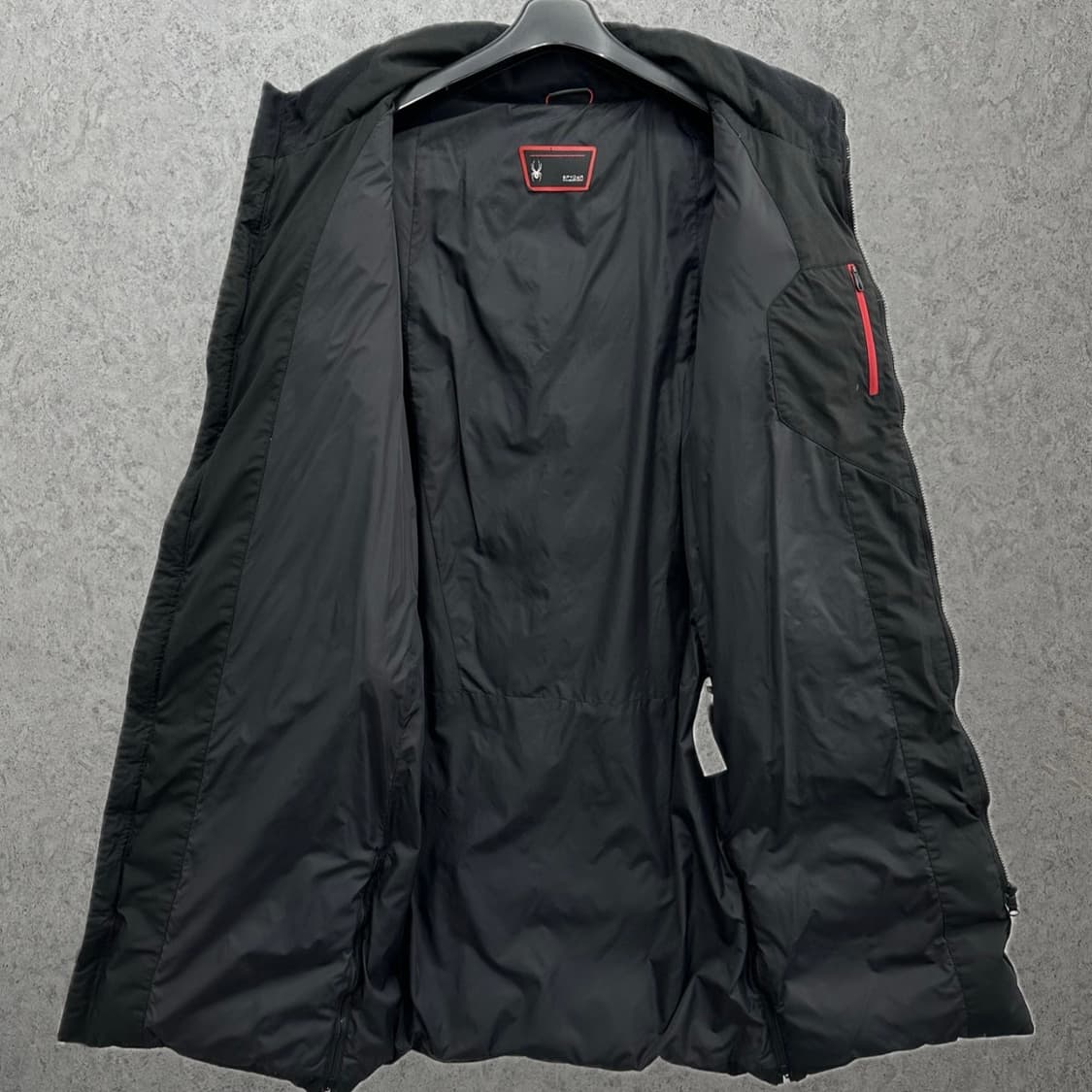 100 스파이더 US 스키팀 남자 덕다운 롱패딩 상품이미지3