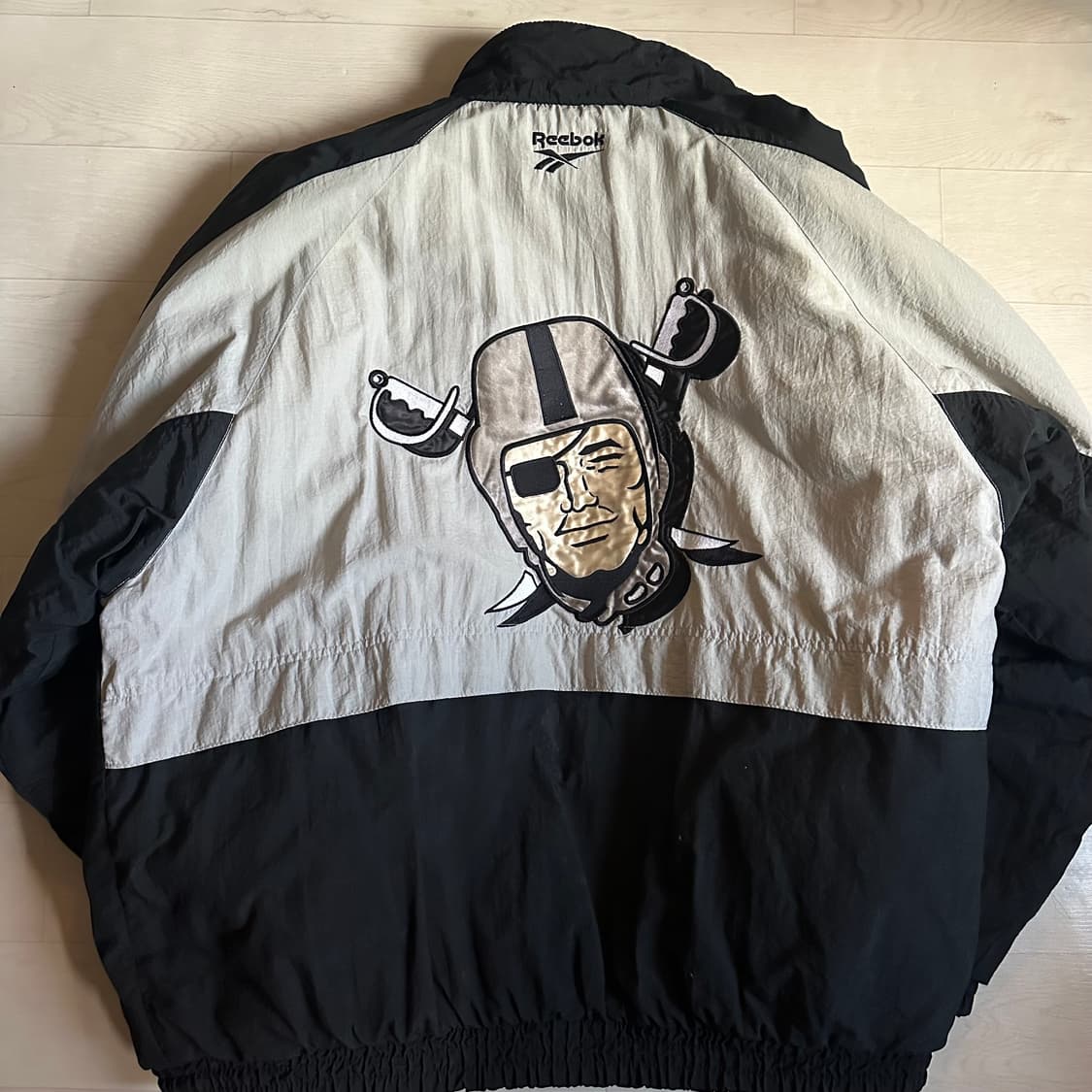 90s 오클랜드 레이더스 리복 프로 자켓 상품이미지5