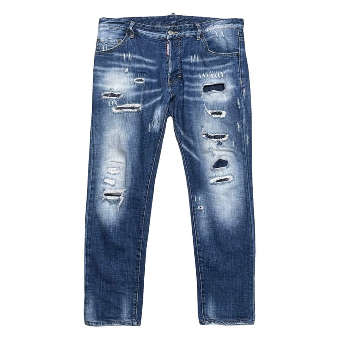 DSQUARED2 데미지 데님 팬츠 버튼 플라이 50 상품이미지1