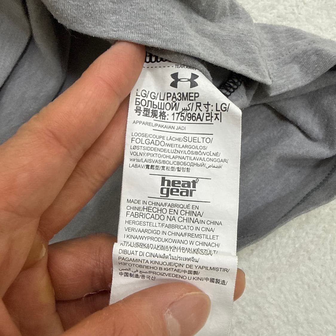 L 언더아머 루즈핏 반팔 티셔츠 0327T 상품이미지5