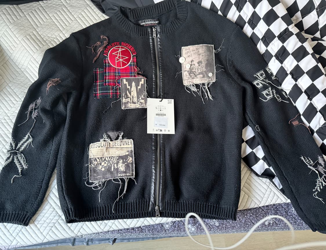 자라 x 앤더슨벨 패치 가디건 L사이즈 상품이미지2