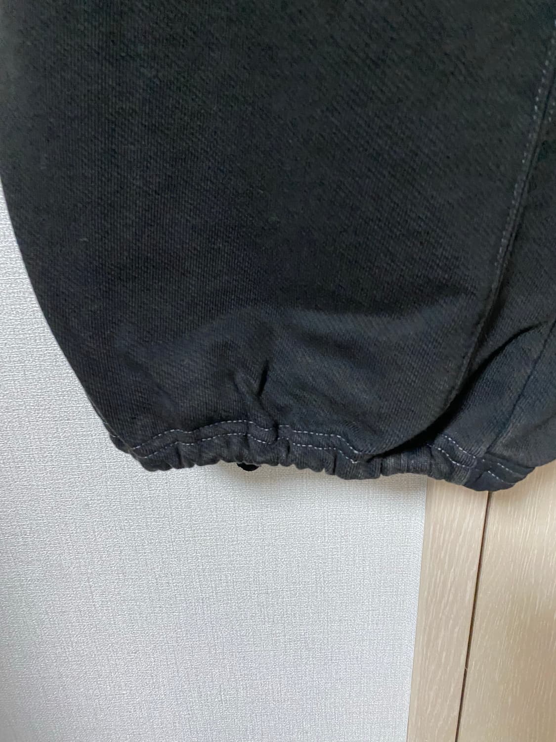 [2] 폴리테루 1011 퍼티그 스웻팬츠 블리치드 블랙 상품이미지7