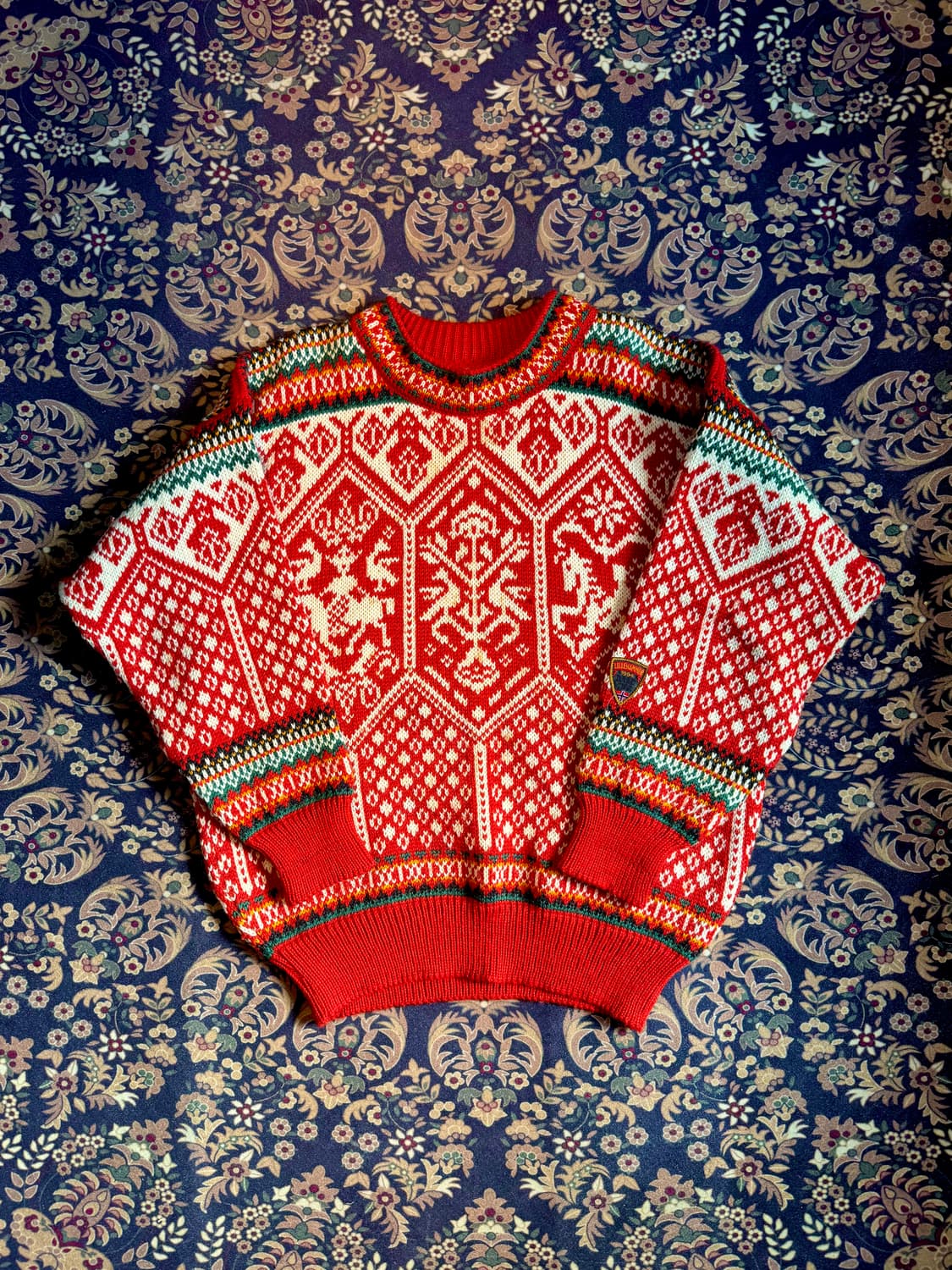 90s 데일 오브 노르웨이 1994 마스큘린 노르딕 스웨터 니트 상품이미지1