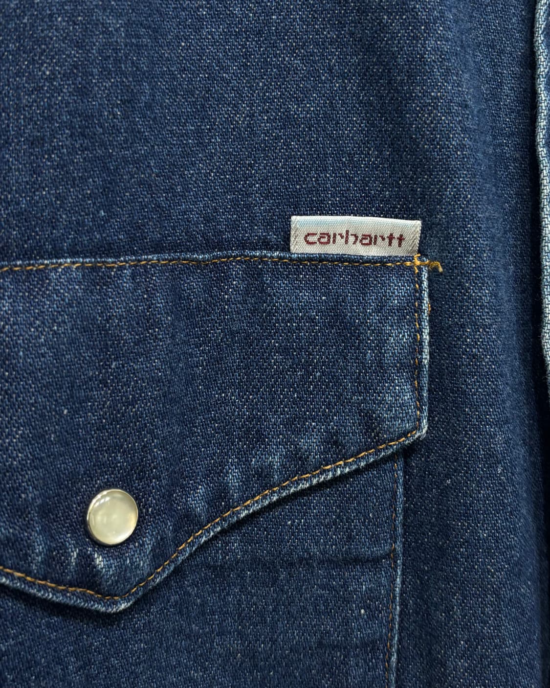 Carhartt 칼하트 90‘s 데님 웨스턴 셔츠 상품이미지4