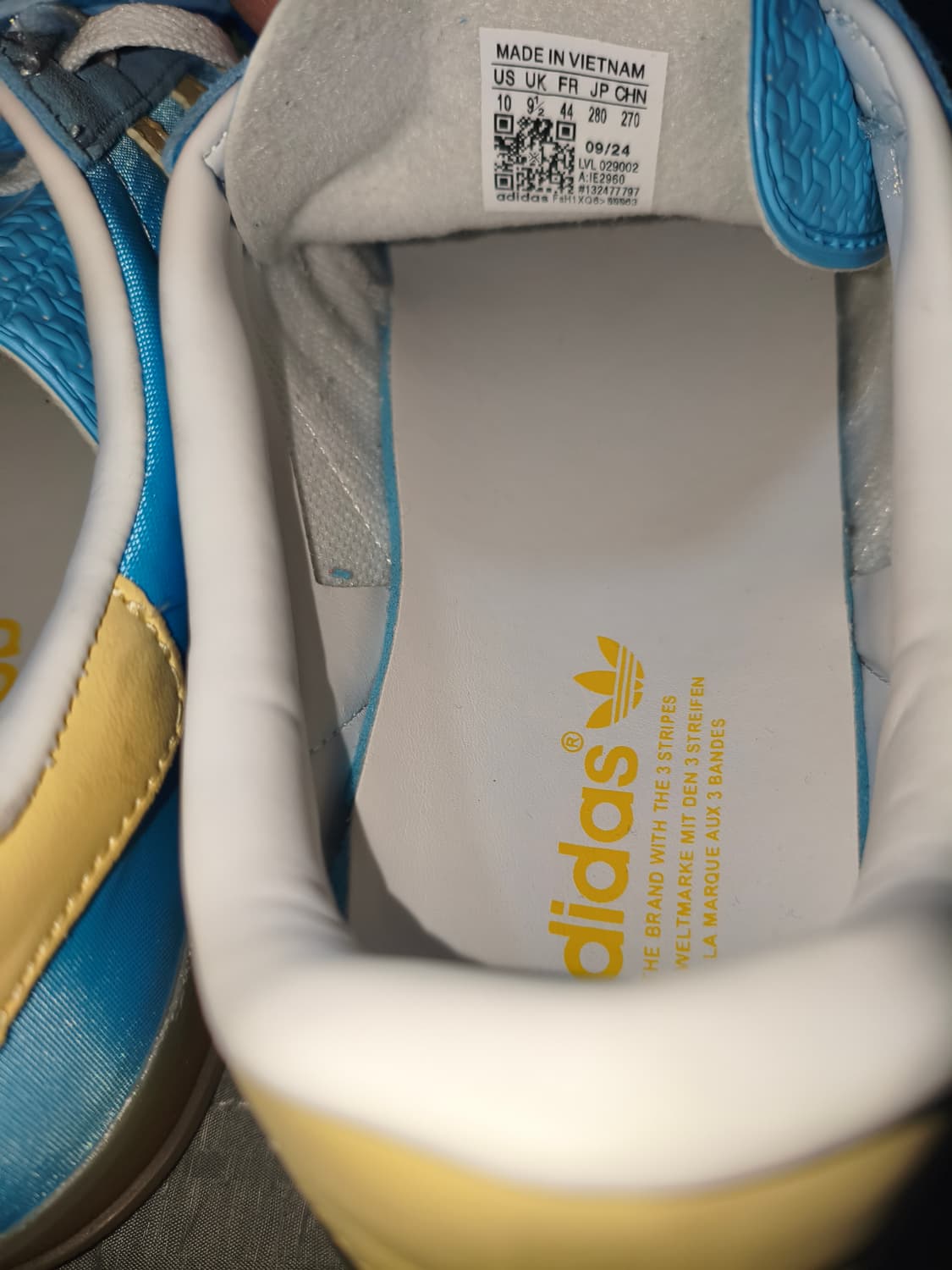 아디다스 가젤 인도어 스니커즈 280mm  운동화 신발 신품급 상품이미지6