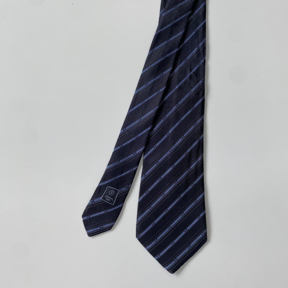 샤넬(CHANEL)모노그램 명품 정품 넥타이 상품이미지1