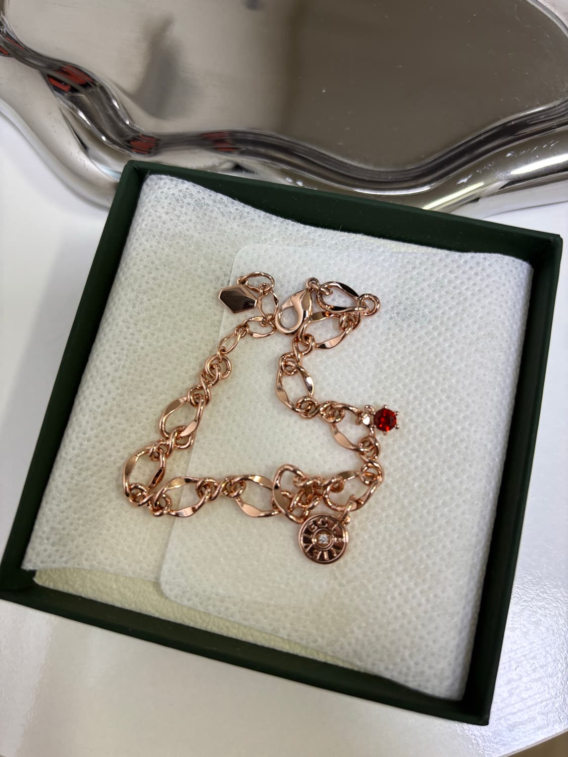 끌레비비 탄생석 팔찌 로즈골드  상품이미지2