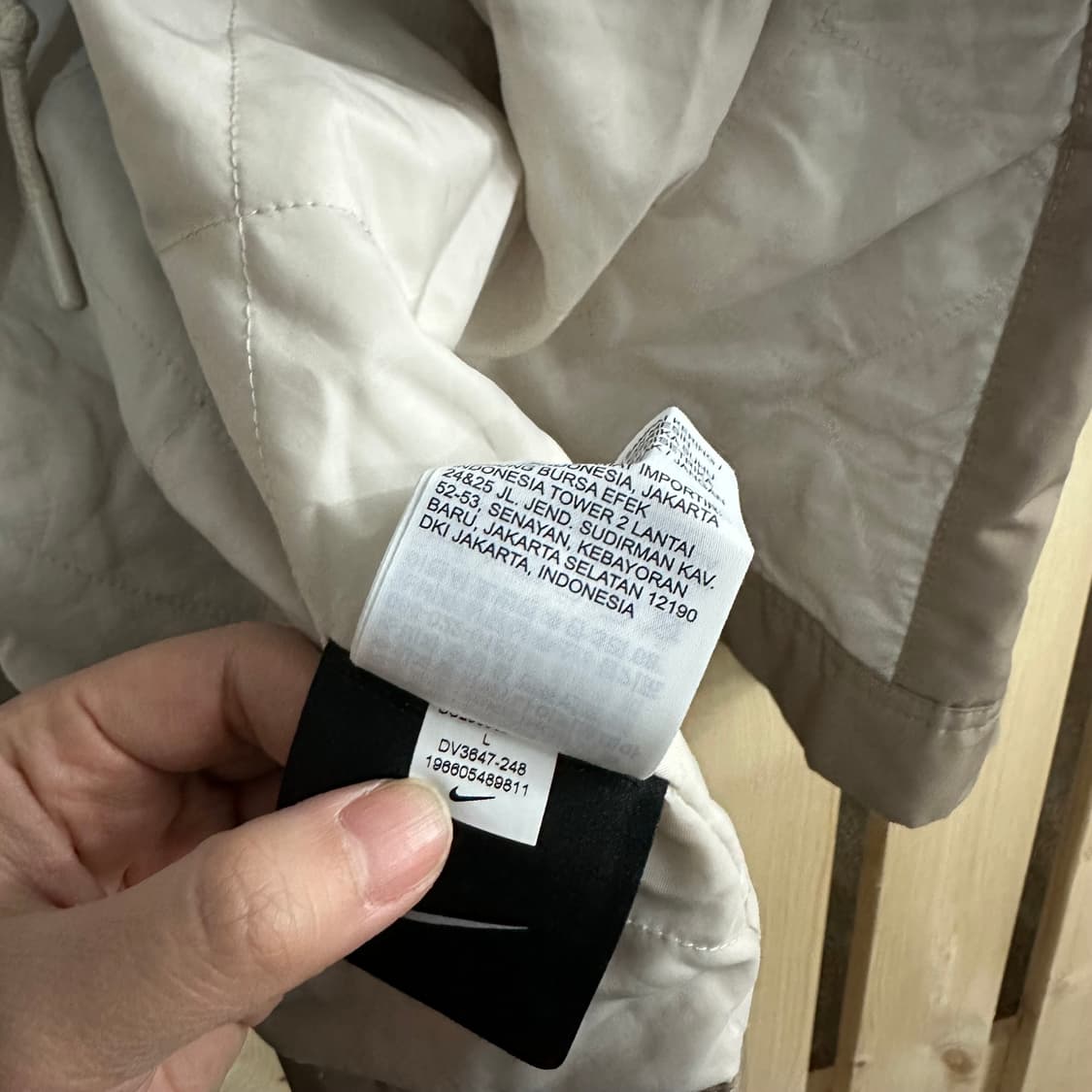 (XL) 나이키 x 드레이크 녹타 베스킷볼 사이드라인 카키 자켓 상품이미지8