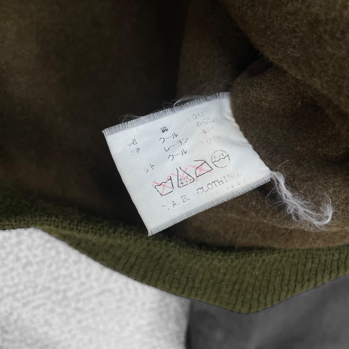 C.A.B Clothing 탱크 후기형 봄버 자켓 카키 상품이미지8