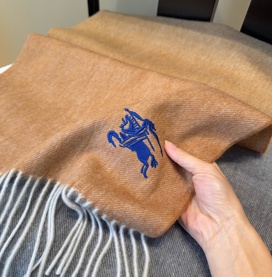 버버리 리버서블 스카프 100% 램스울
 상품이미지3