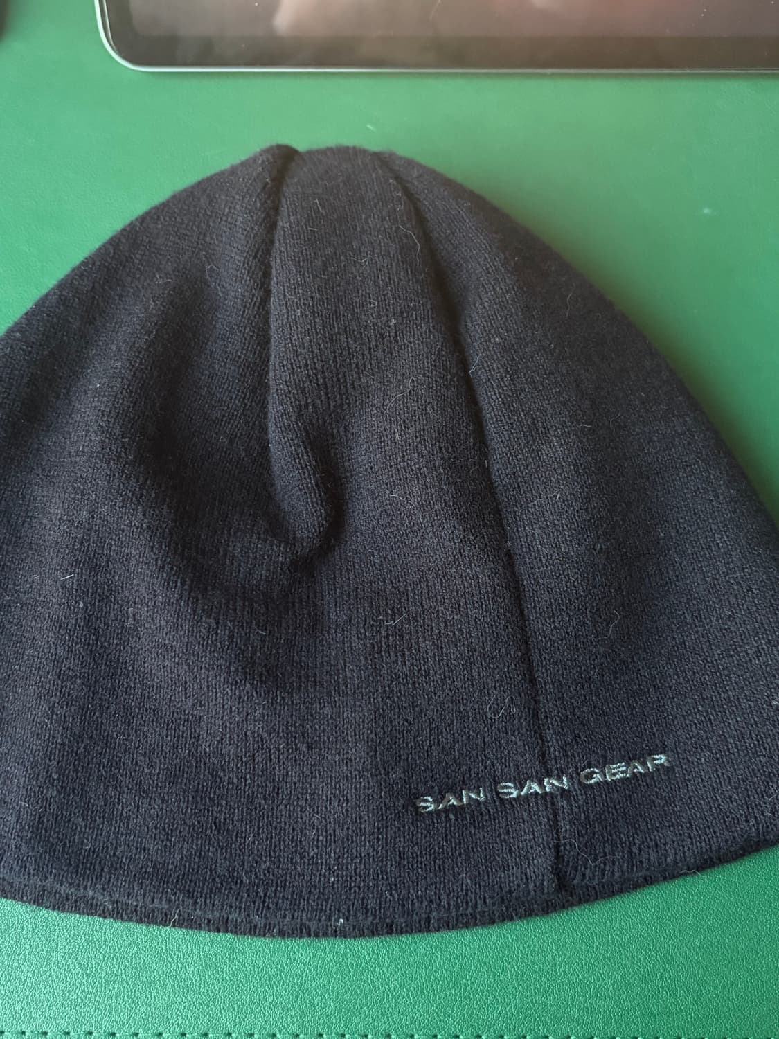 산산기어 24fw 로고 비니 블랙  상품이미지3