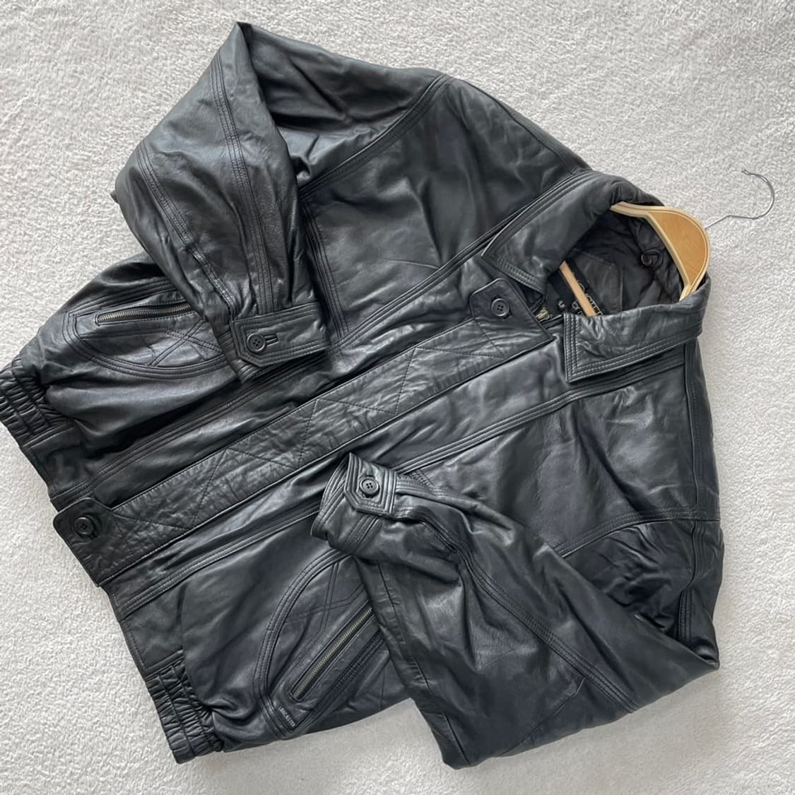 M 란캐스터 남성 양가죽 자켓 95 빈티지 상품이미지3