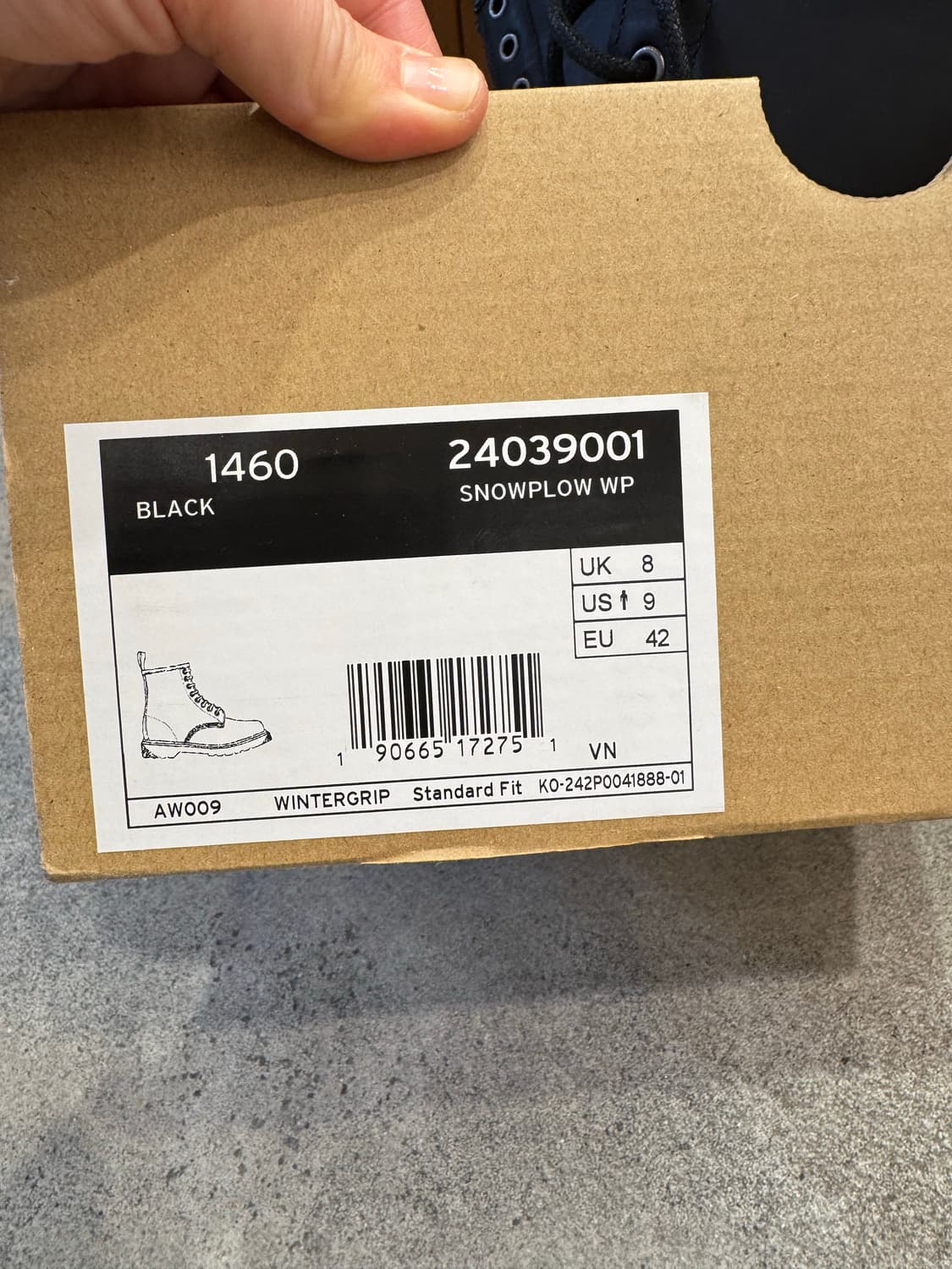 닥터마틴 1460 스노우플로우 WP 부츠 블랙 270 상품이미지4