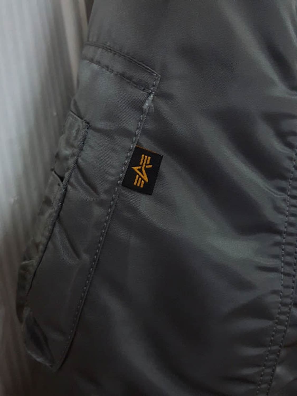 알파인더스트리 남성 MA-1 플라이트 자켓 건메탈 M 상품이미지6