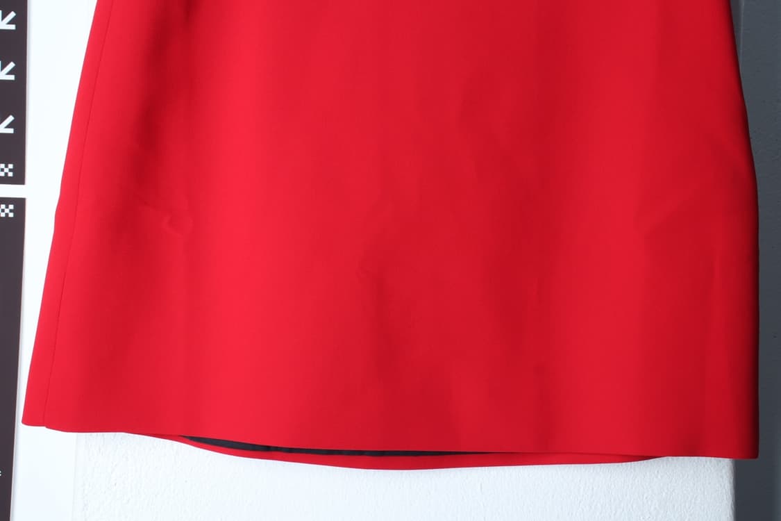 W(L-XL) 자라 스커트 치마 새상품 A라인 레드 숏-P9910 상품이미지4