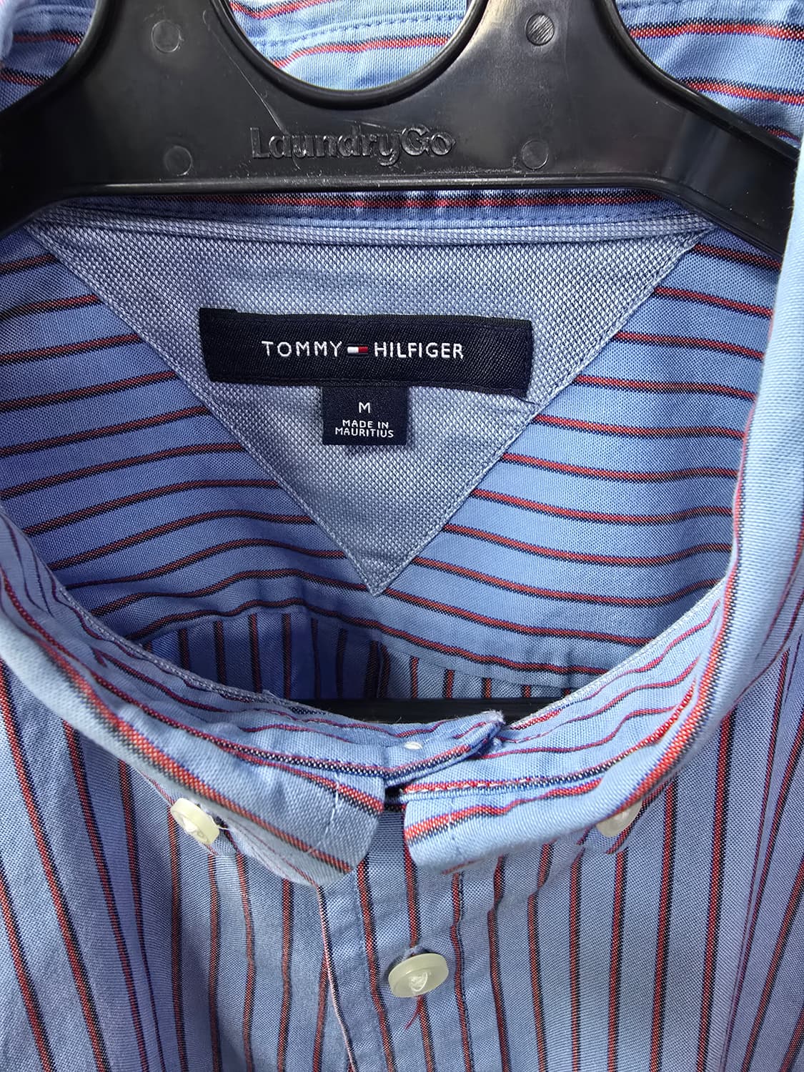 타미힐피거 스트라이프 셔츠 하늘색 (1365) 상품이미지3