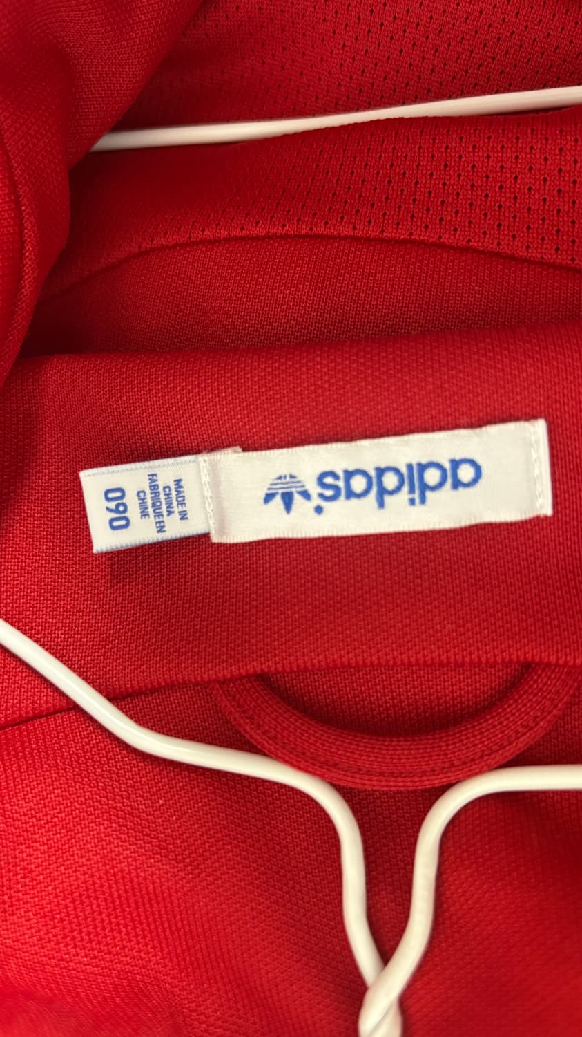 아이다스 빅로고 유로파 져지 트랙탑 빨강 상품이미지3