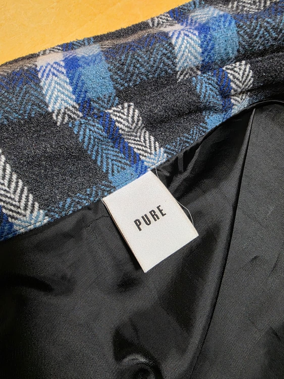 PURE 퓨어 오버사이즈 체크자켓 상품이미지4