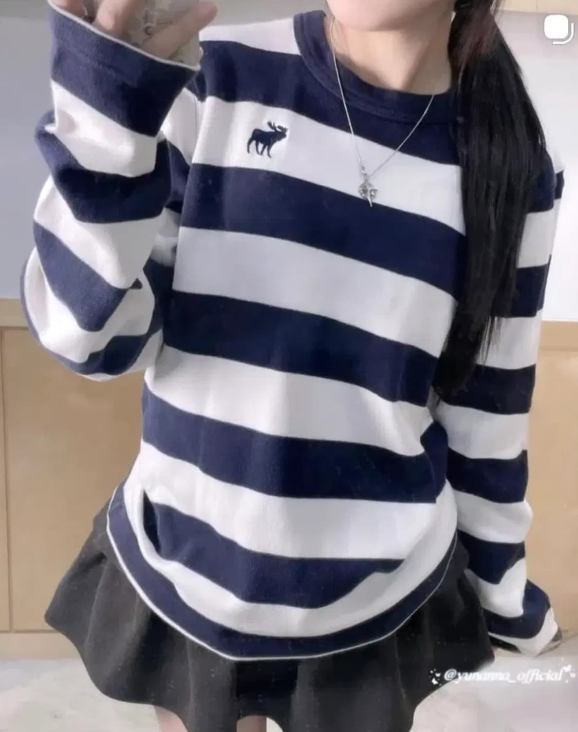 아베크롬비 스트라이프 긴팔 티셔츠 상품이미지1