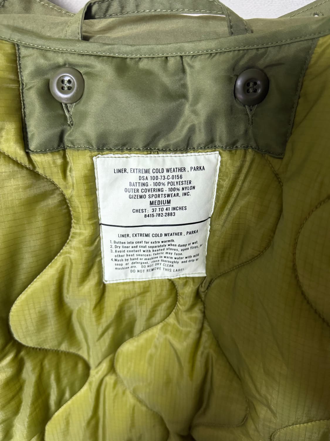 gizemo m65 피쉬테일 M(개파카) 상품이미지3