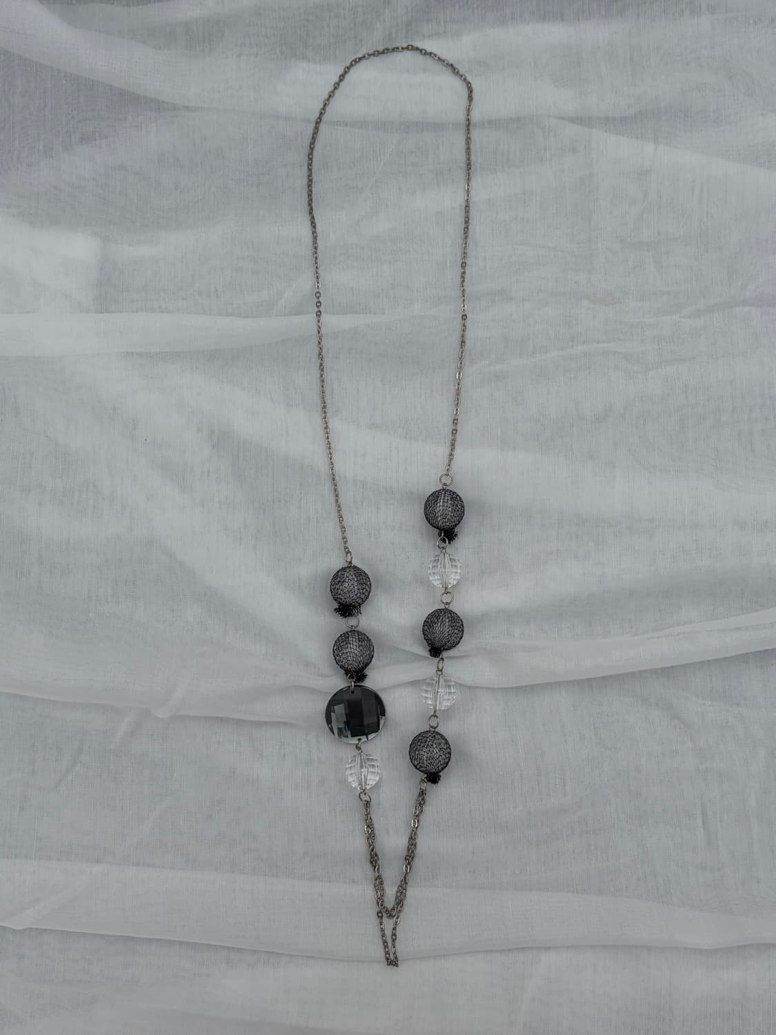 vintage Shadow Mesh Necklace 상품이미지4