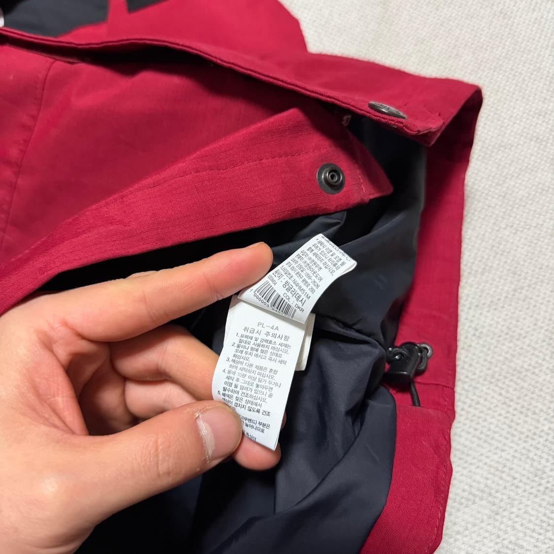 노스페이스 화이트라벨 바람막이 자켓 상품이미지5