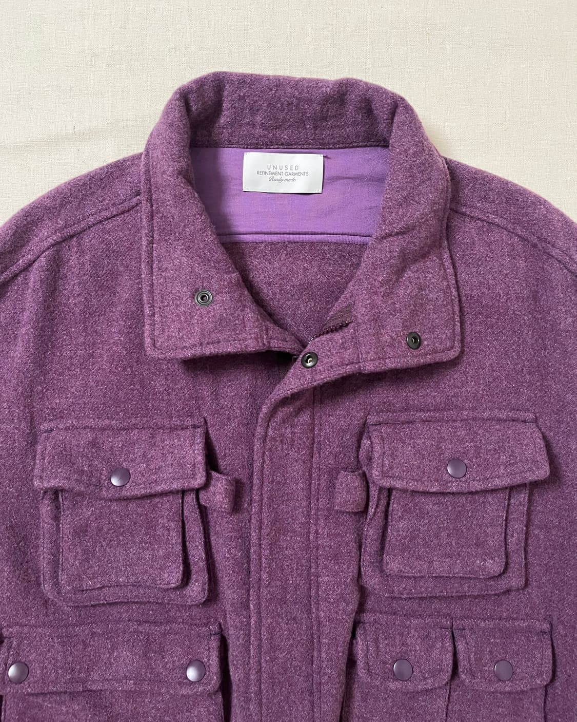 언유즈드 카메라맨 펠트 울 자켓 unused 포토그래퍼 자켓 상품이미지6