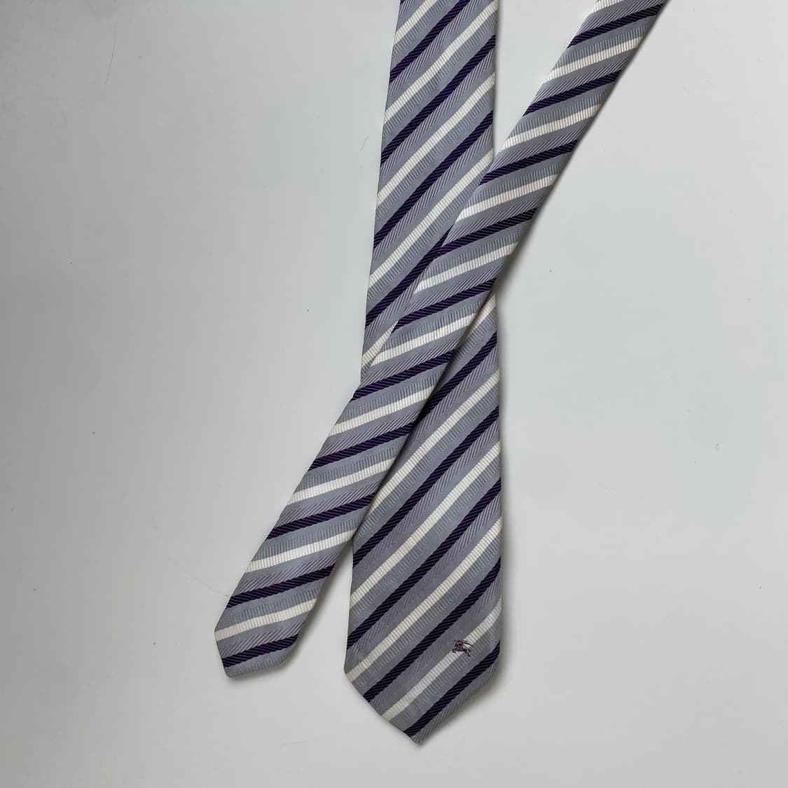 버버리 심플로고 정품 명품 넥타이 (Burberrys) 7.7cm 상품이미지2