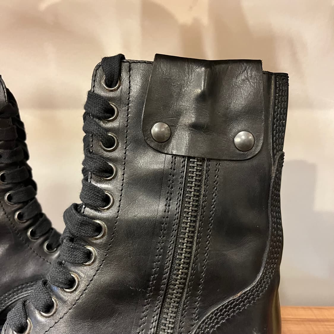 Ann Demeulemeester 앤드뮐미스터 컴뱃부츠 상품이미지5