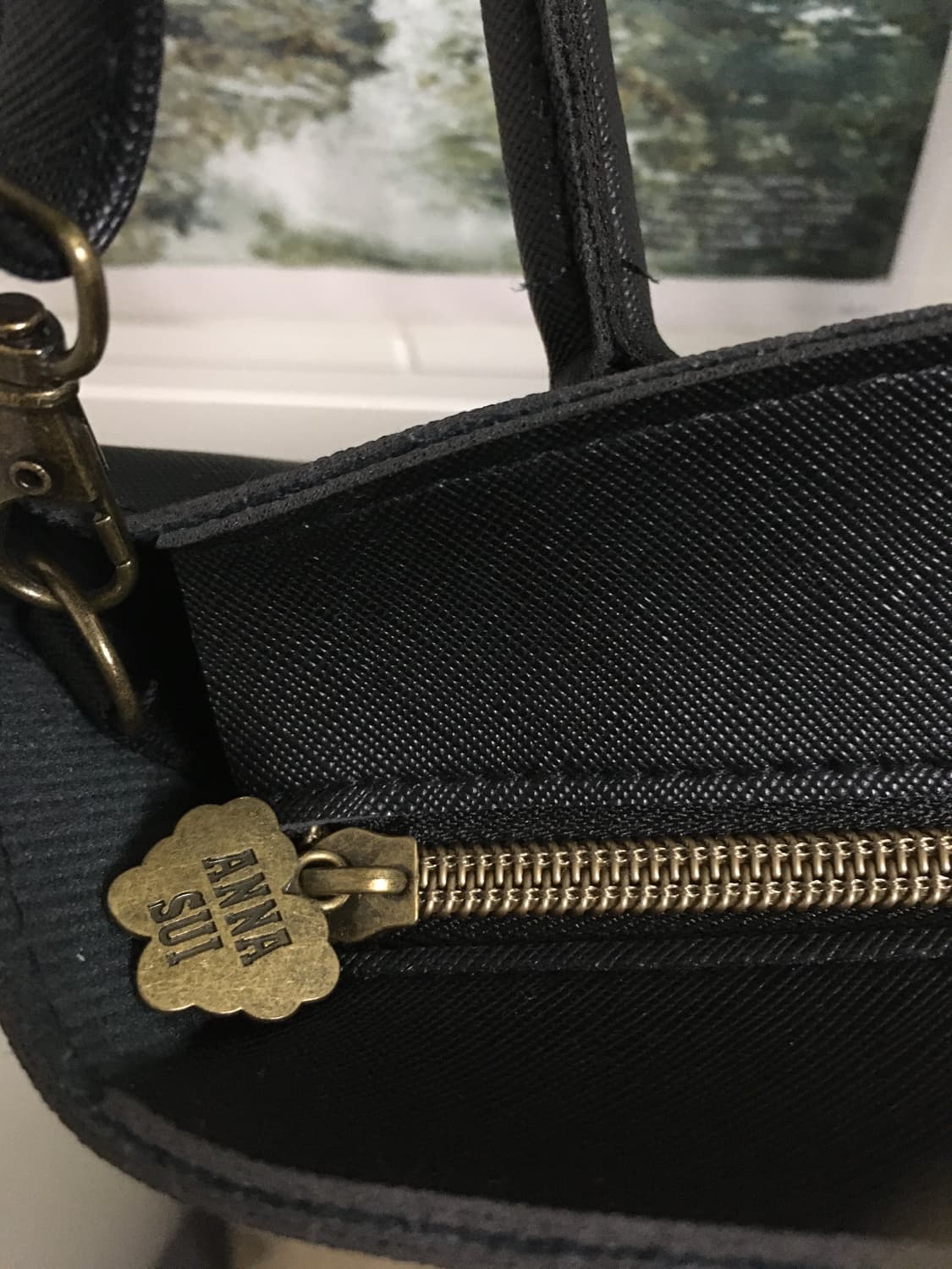 일본빈티지 안나수이 블랙 크로스백 상품이미지4