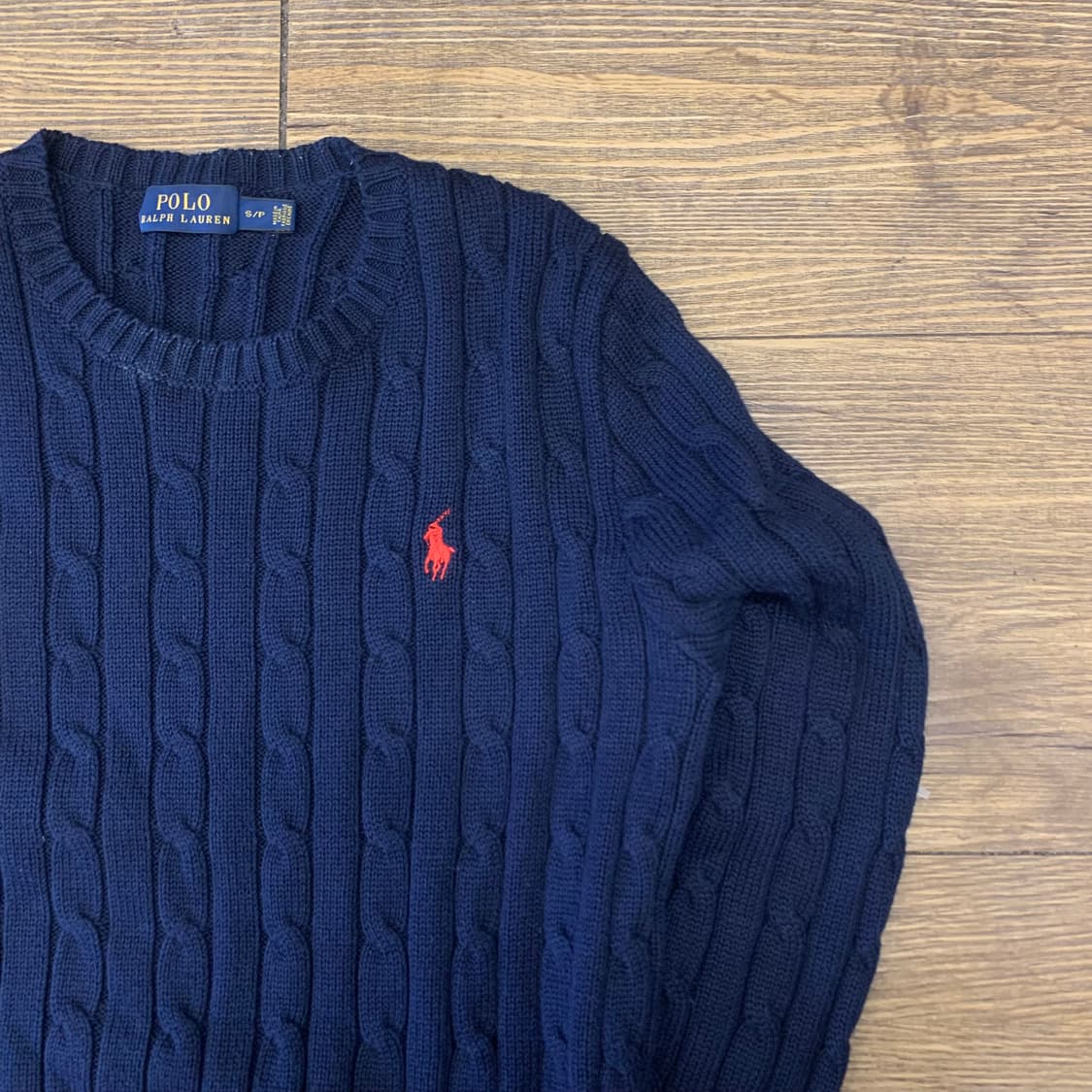 폴로 랄프로렌 케이블 니트 S 상품이미지3
