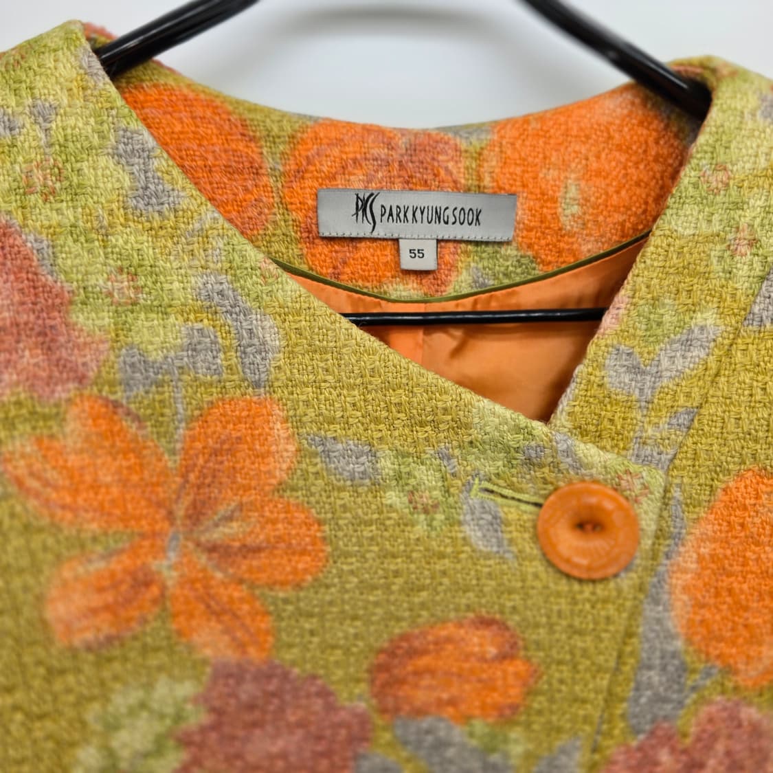 플로럴 패턴 클래식 자켓 55 상품이미지2