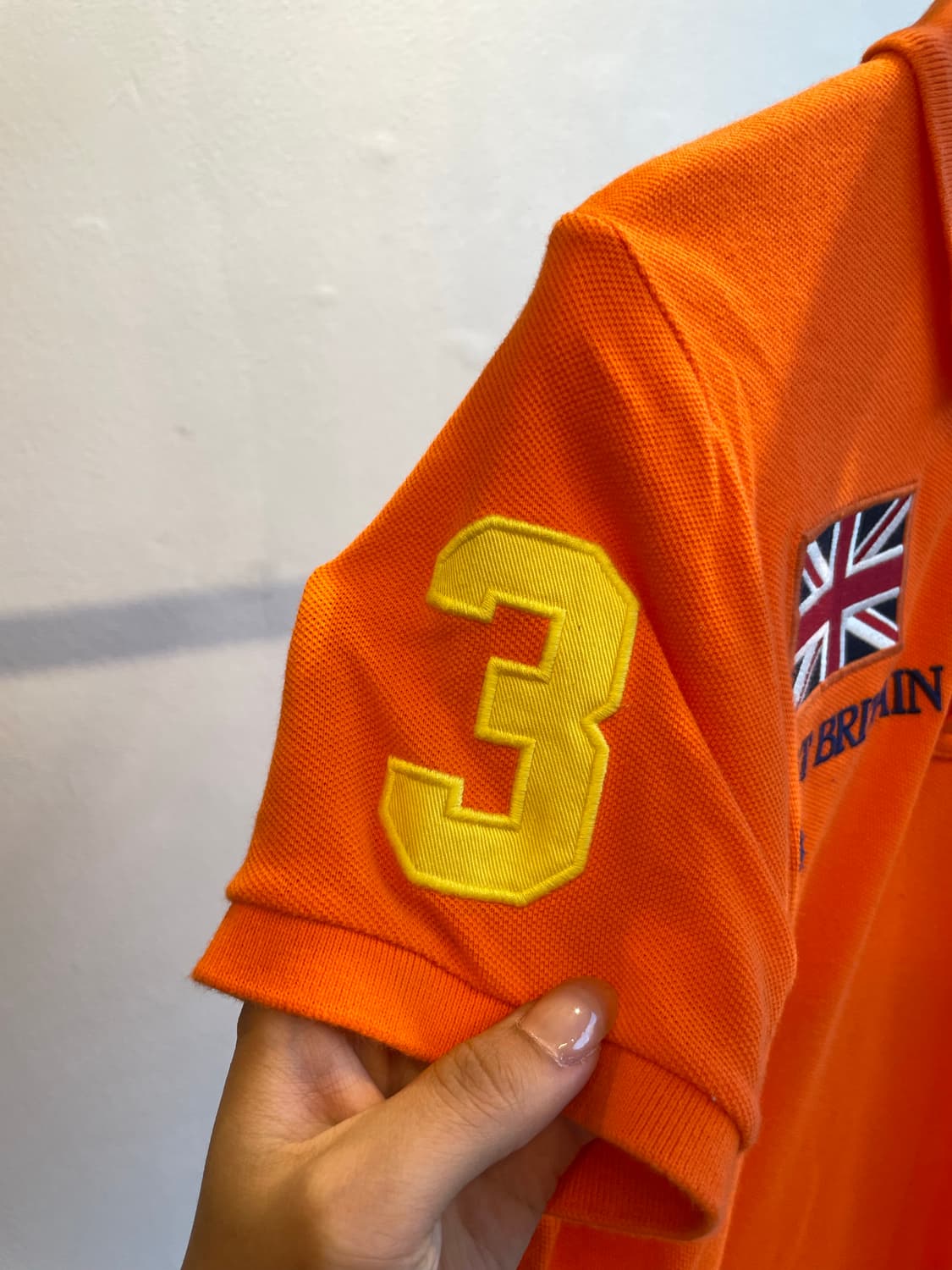 Polo great britain collar t orange 상품이미지3