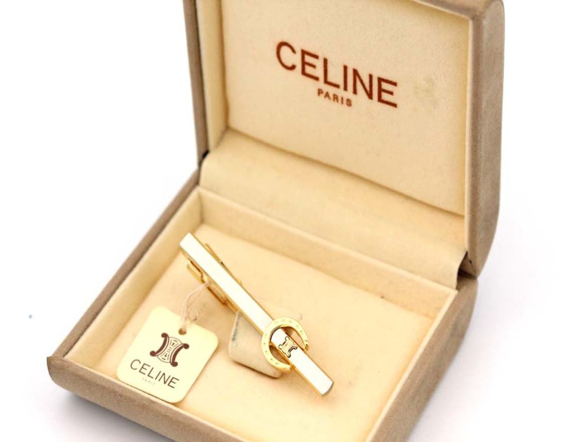 셀린느 S등급 4.9cm 남자 명품 넥타이핀 빈티지 상품이미지1