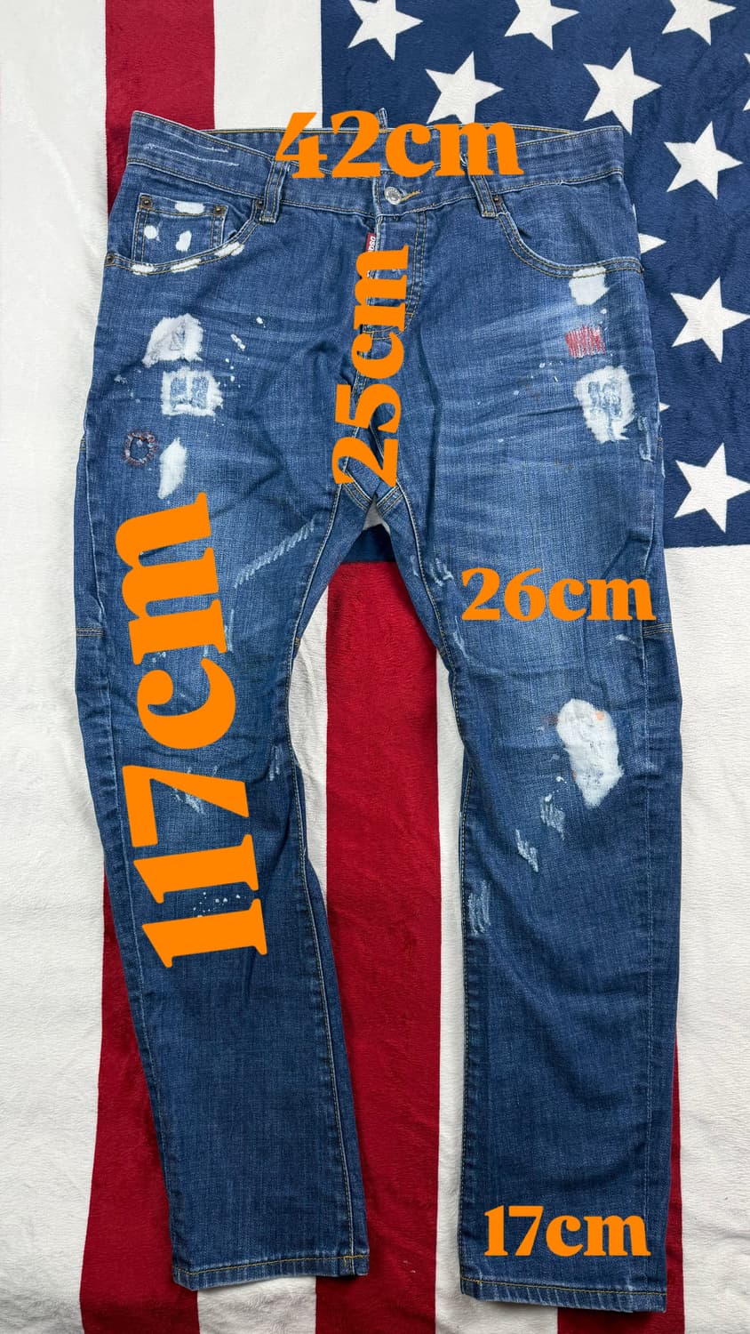 디스퀘어드2 슬림핏 데님 48사이즈 – 이탈리아 생산 | 프리미엄 디자인 상품이미지3