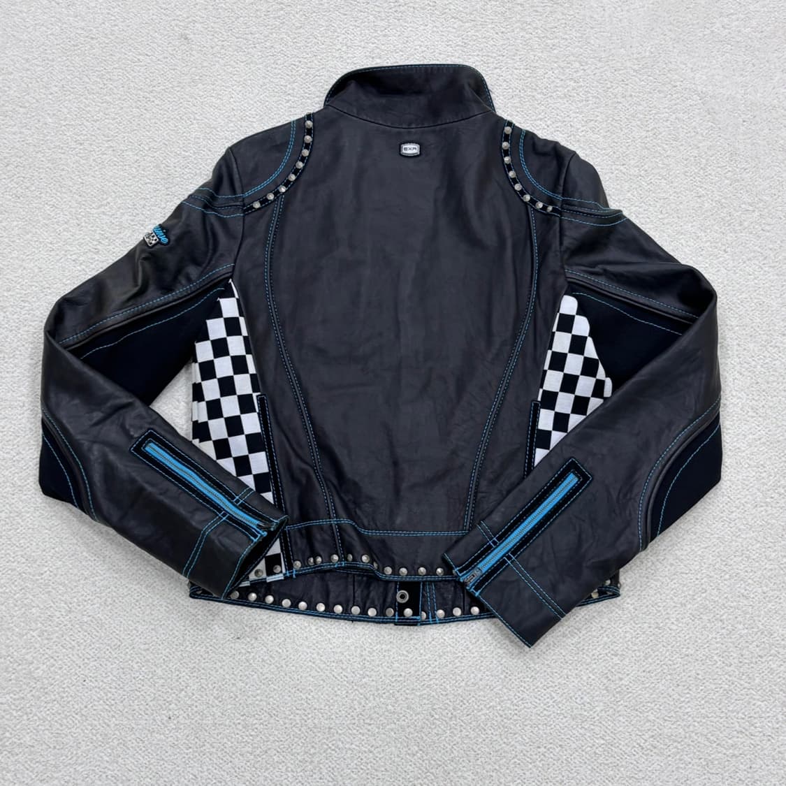 M EXR 여성 레이싱 라이더 가죽 자켓 0319E 상품이미지2