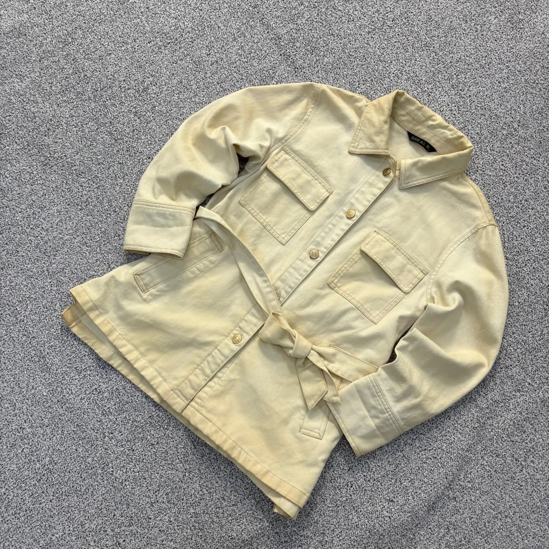 55 브리엘 여성 버튼 자켓 크림 0323J 상품이미지1