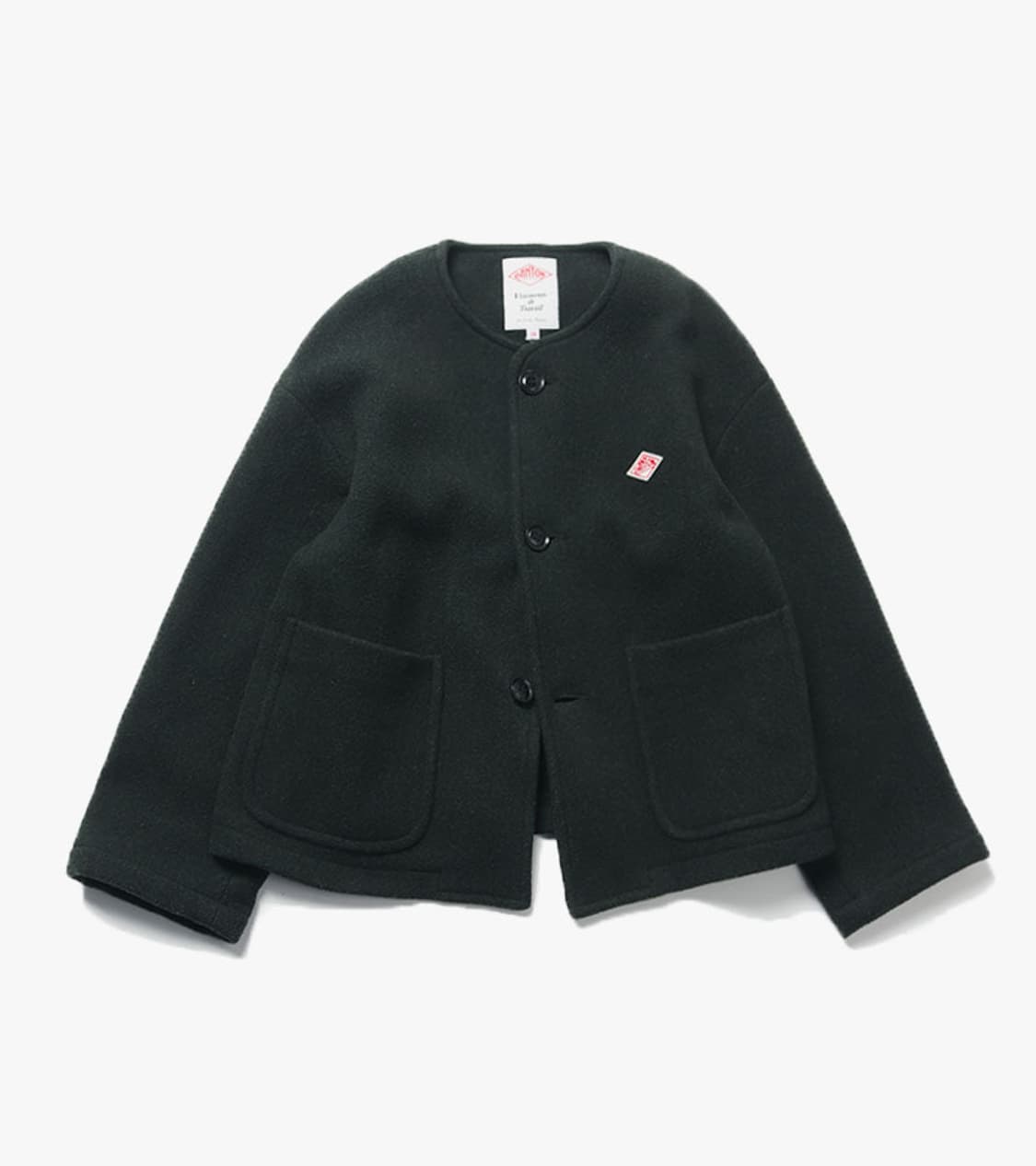 DANTON - 23FW LIGHT PILE NON COLLAR JK 상품이미지1