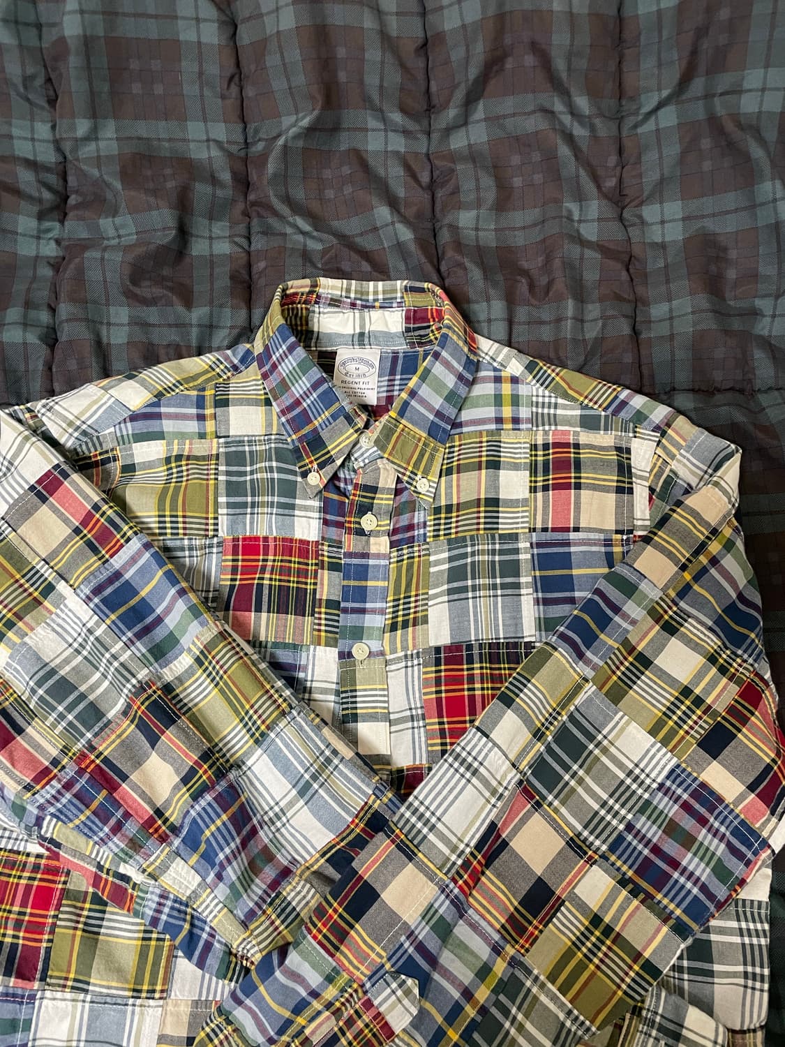 브룩스브라더스 마드라스 패치워크 / m 상품이미지1