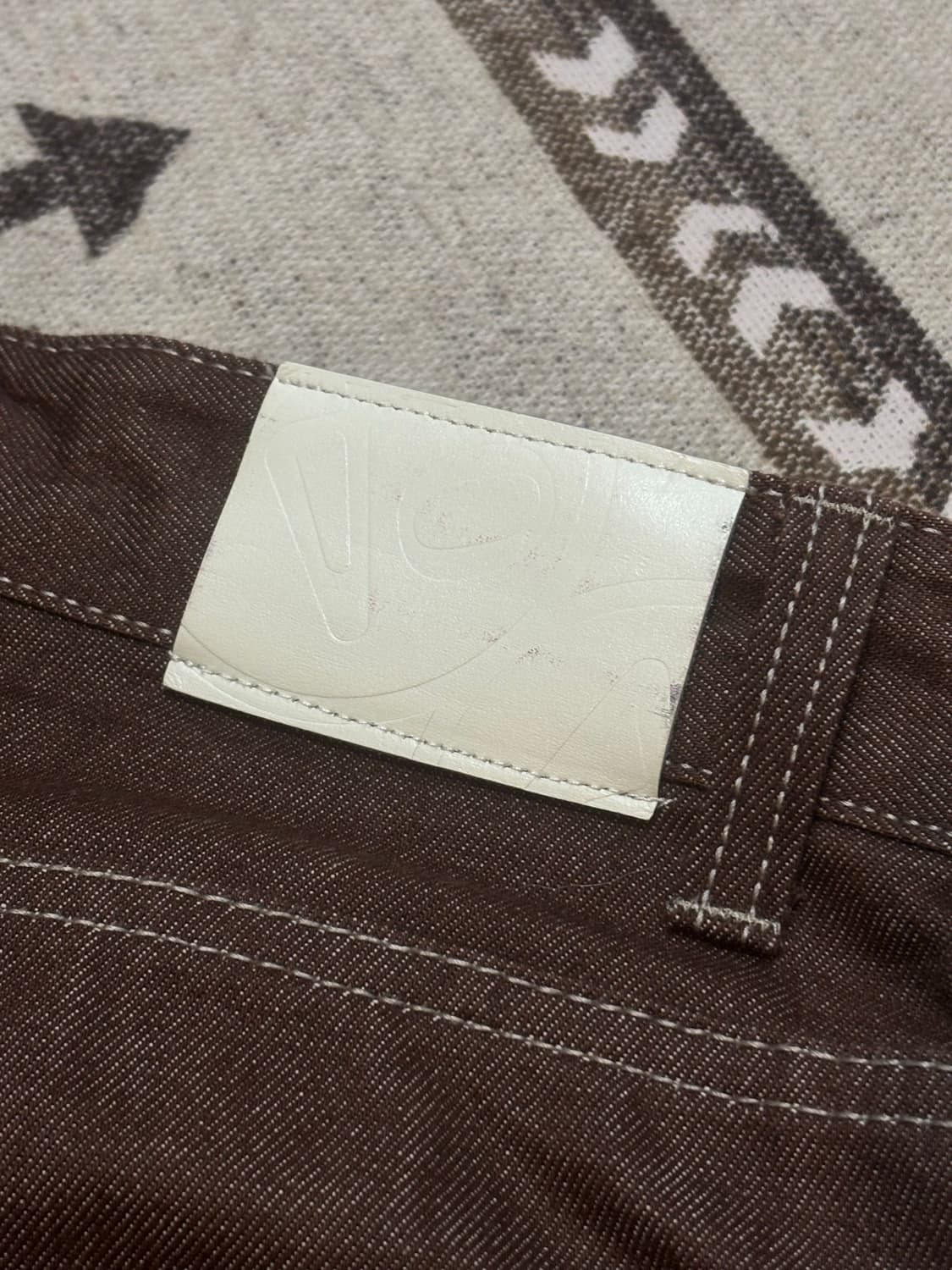 에드오프 후프 컬 데님 브라운 상품이미지7