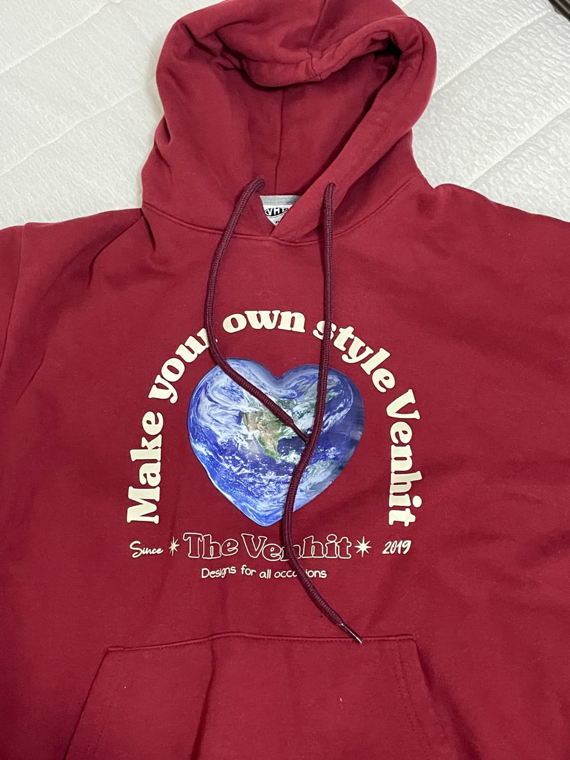 벤힛 EarthHeart 기모 후드티 상품이미지2