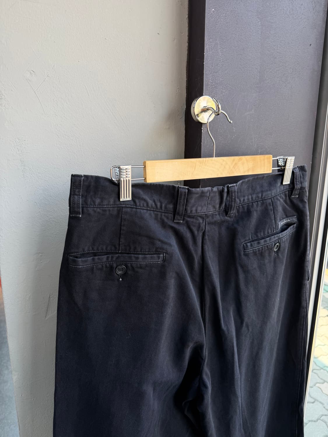 50/ 에르메네질도 제냐 가먼트다잉 원턱 팬츠 상품이미지7