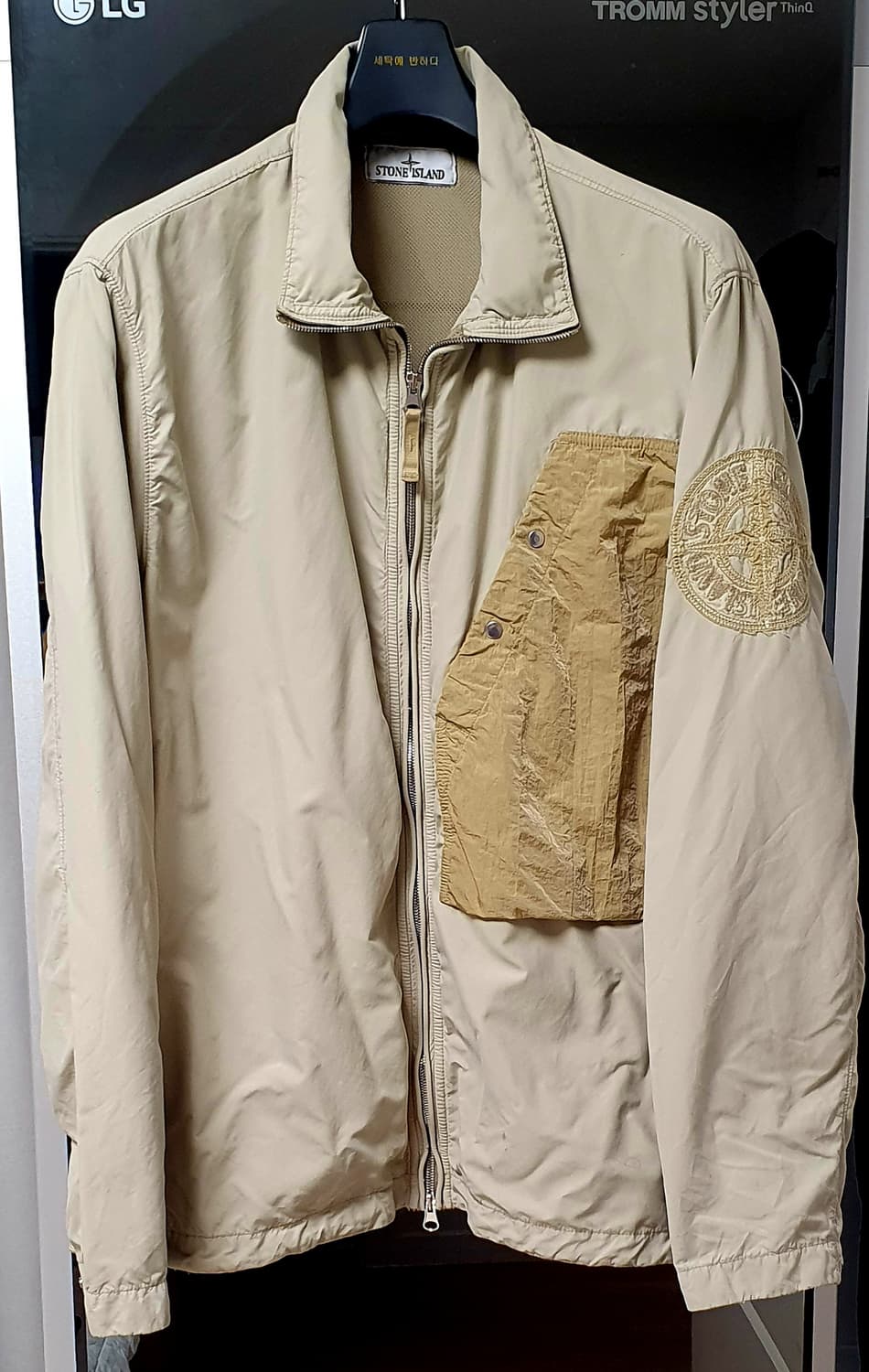 매장판)스톤아일랜드 24FW 브러쉬드 나일론 오버셔츠 XL 상품이미지1