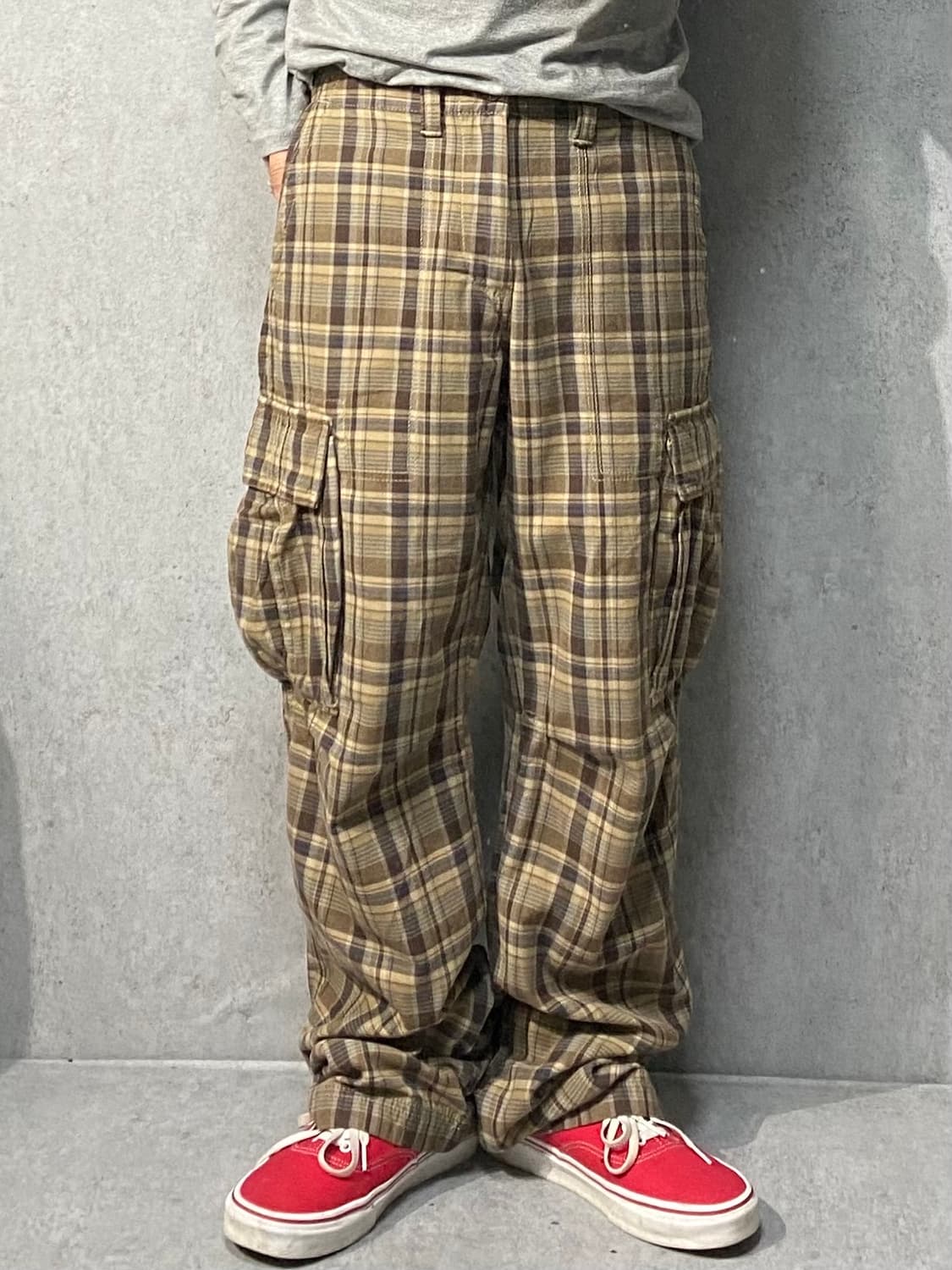 [31] Tommy Hilfiger 타미힐피거 체크 카고 와이드팬츠 상품이미지9