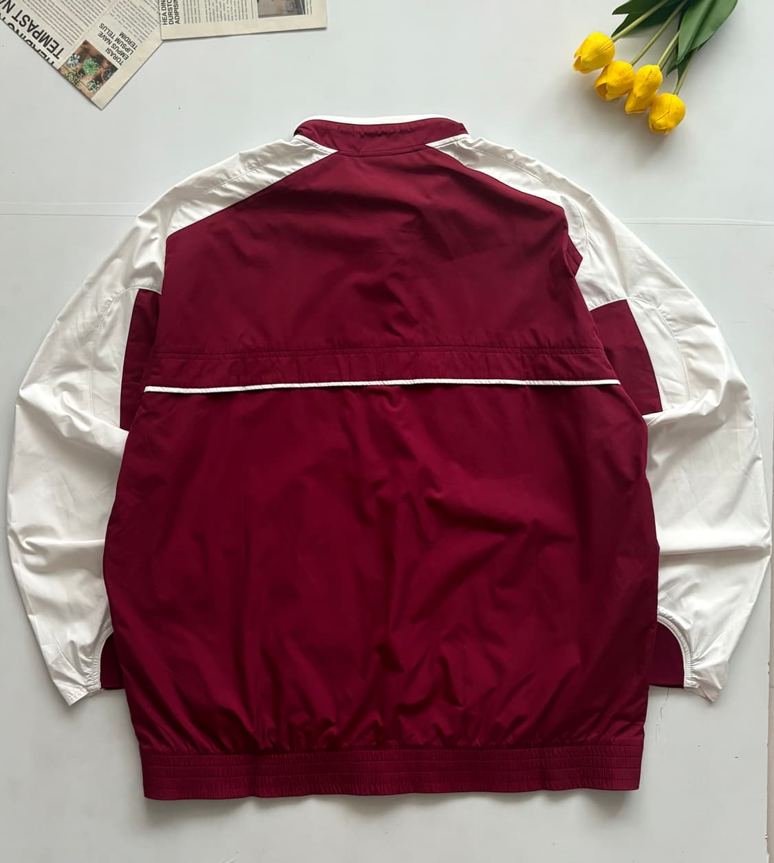 Nike 나이키 빈티지 버건디 오버핏 윈드브레이커 상품이미지5